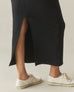 Women's Midweight Fleece Skirt - Black